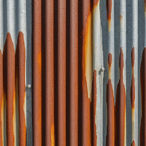 image of Corrugated Metal Fence